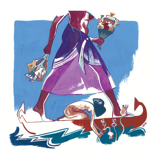 gouache HATHOR